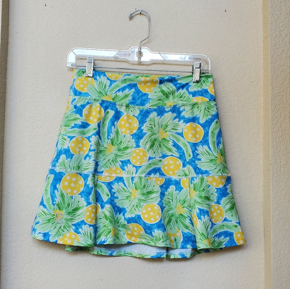 PB Aline Skort Palms 1.  Size 10-12
